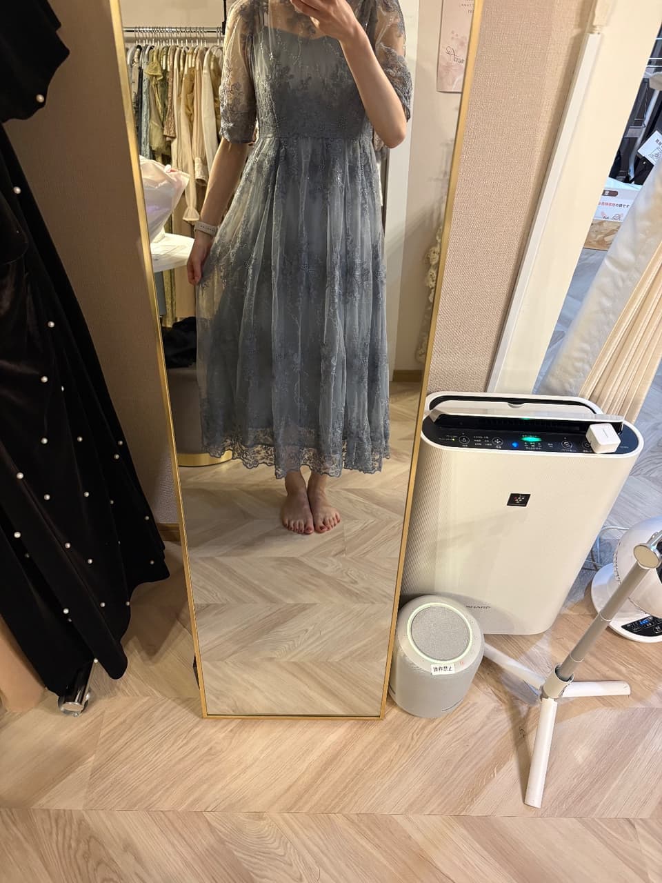 着用イメージ（首から下）